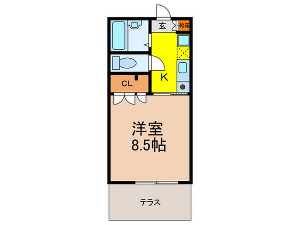 サンロ－ド南桜塚の物件間取画像